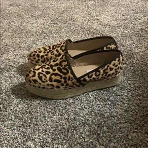 Steve Madden Alexia leopard espadrilles